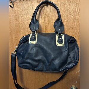 Steve Madden Black Leather Purse Shoulder Bag